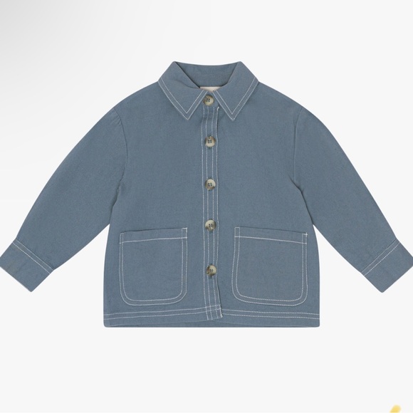 SET! Flöss Max Overshirt and pants- Petrol Blue
